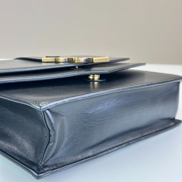 Saint Laurent Black Leather Sulpice Shoulder Bag Crossbody - Picture 5 of 8